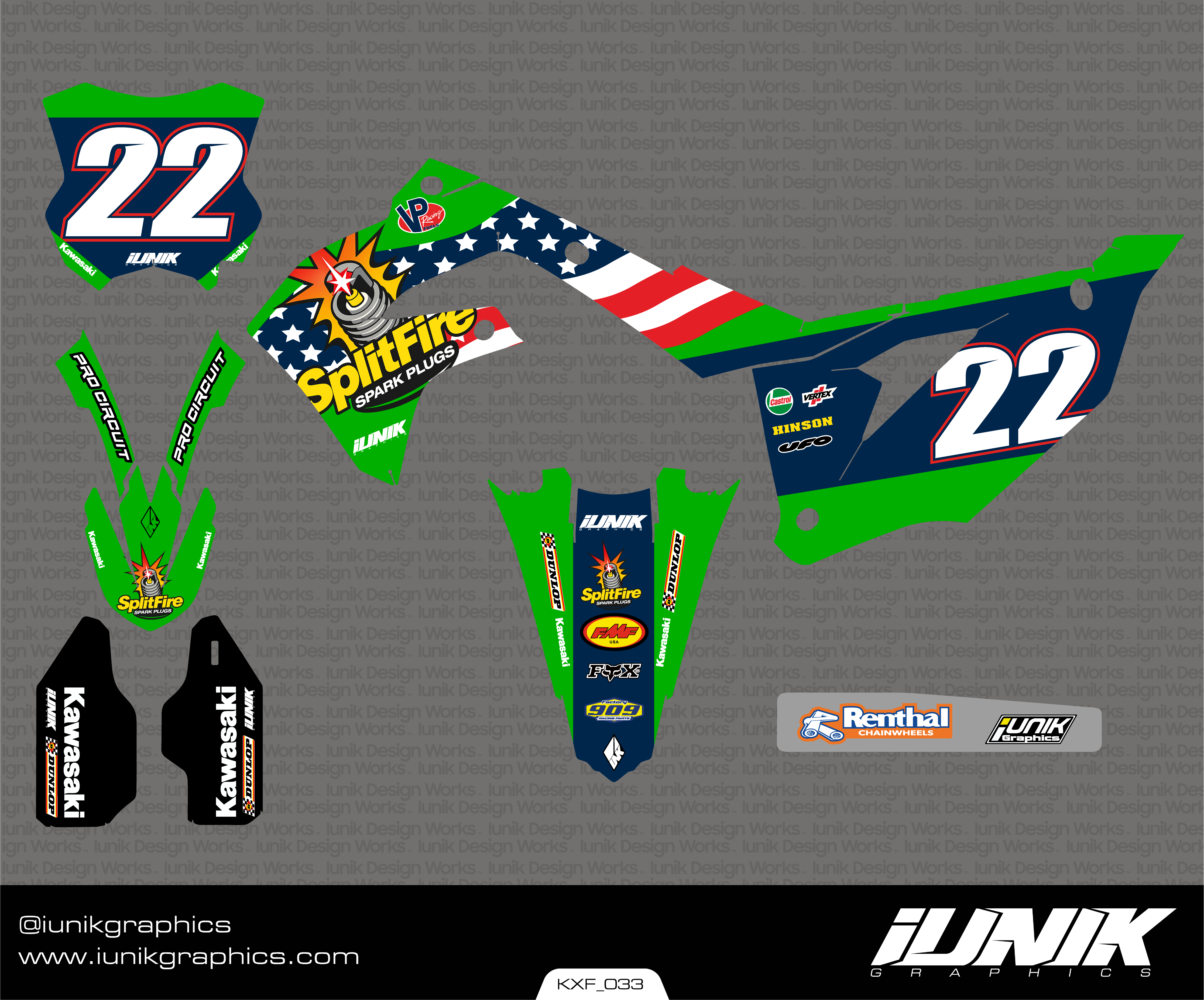 Kit KAWASAKI 033